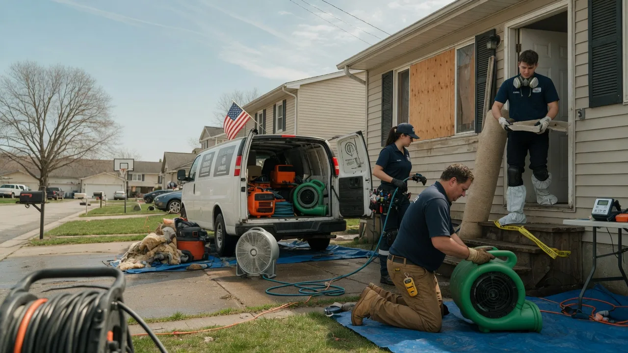 Water Damage Restoration in Fredericksburg, OH near me